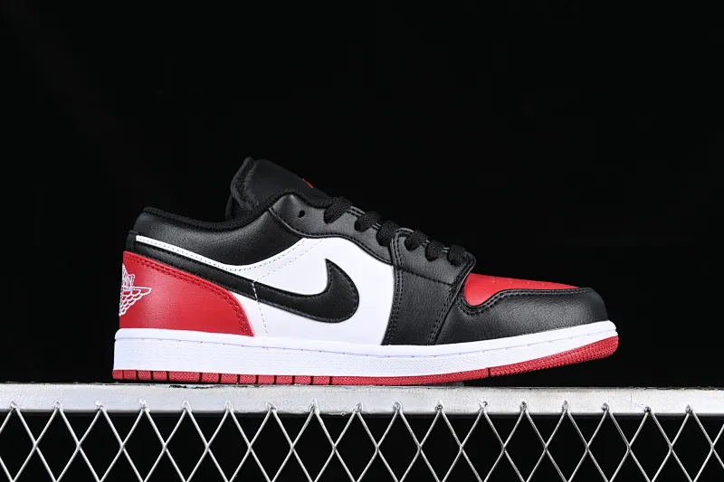 All categories Air Jordan Jordan series basketball shoes Air Jordan 1 Low Z version Air Jordan 1 Low SE "Bred Toe" AJ1 Joe 1 black and red low-top cultural casual sneakers 553558-161